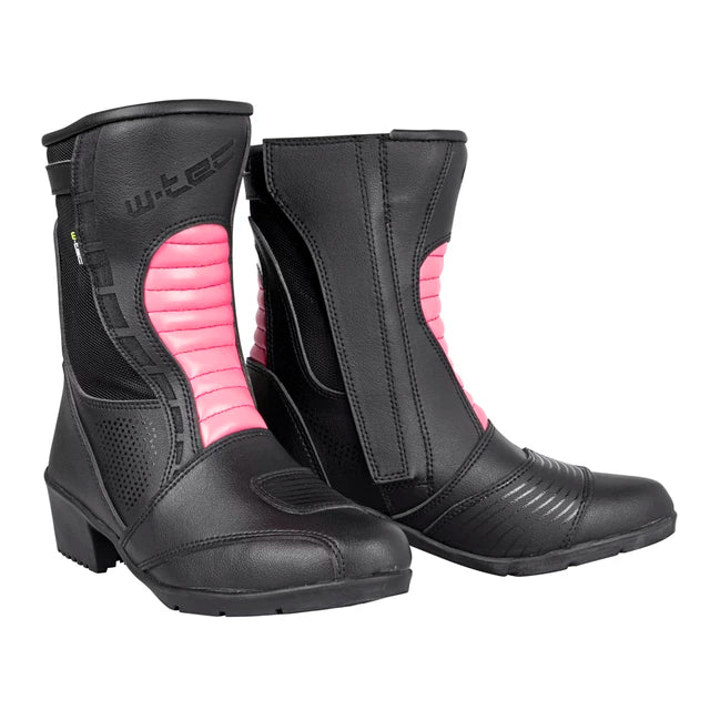 Women's Leather Motorcycle Boots W-TEC Beckie