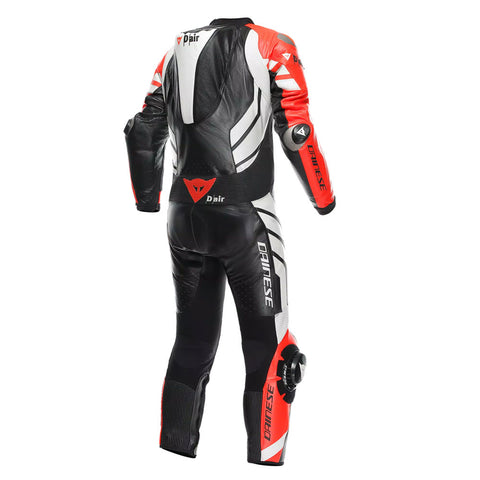 DAINESE MEN'S ONE-PIECE PERFORATED LEATHER MOTORCYCLE SUIT