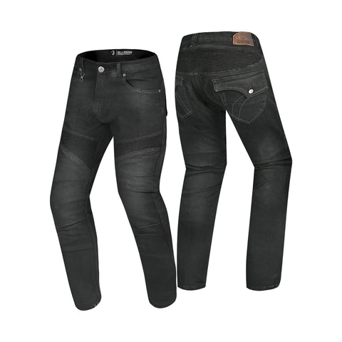 Men’s Black Kevlar Motorcycle Biker Jeans