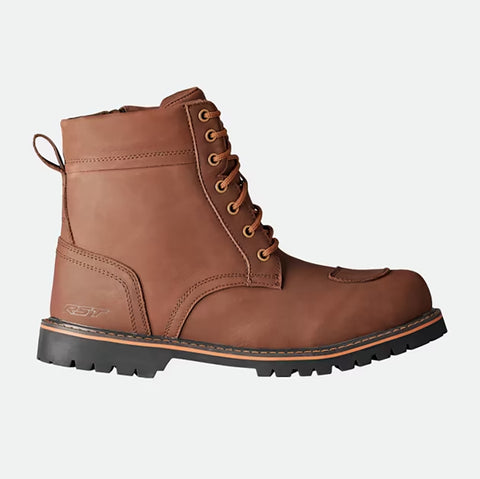RST Motorbike Riding Roadster 3 MC Boots Brown Leather Motorcycle Boots