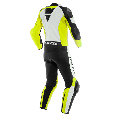 Dainese Mistel 2 PC Suit White / Fluo-Yellow / Black