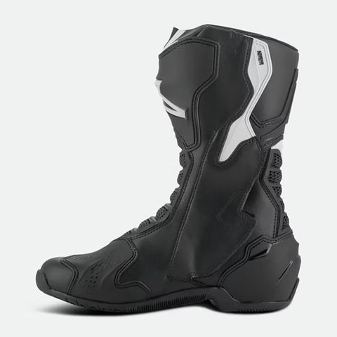 Alpinestars SMX-6 V3 MC Boots Black/White Pro Racing Motorbike Boots – Track Performance Edition