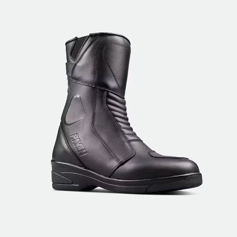 Motorcycle Boots Leather WP Men and Women's MC  Black Motorcycle Boots