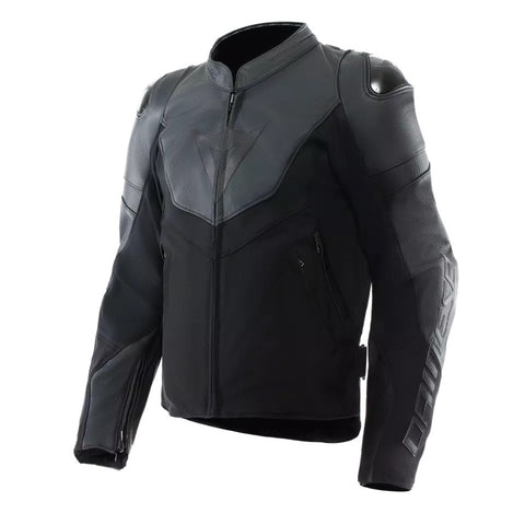 DAINESE MOTORBIKE PERATTIVA LEATHER JACKET- MEN LEATHER-TEXTILE MOTORCYCLE JACKET