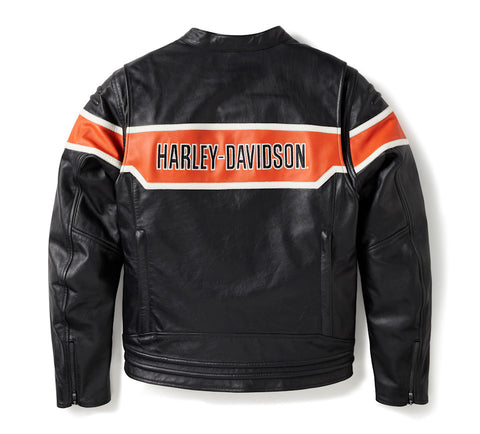 Men's H-D Trenton Leather Riding Jacket