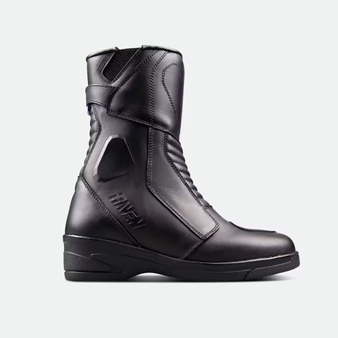 Motorcycle Boots Leather WP Men and Women's MC  Black Motorcycle Boots