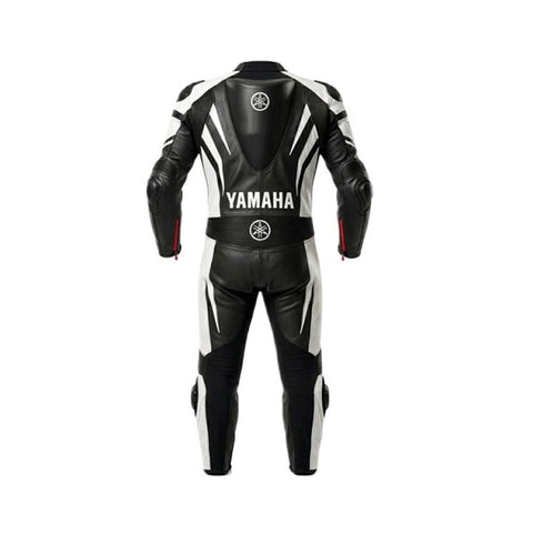 Yamaha Motorbike Racing Leather Suit | Men's Biker Safety Gear