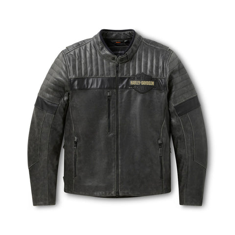 Men's Harley Davidson Leather Motorbike Jackets H-D Passing Link Leather Jacket