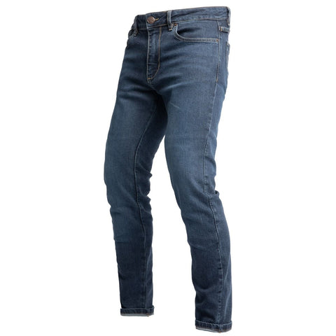 Men’s Kevlar Motorcycle Riding Jeans – Classic Blue Slim Fit