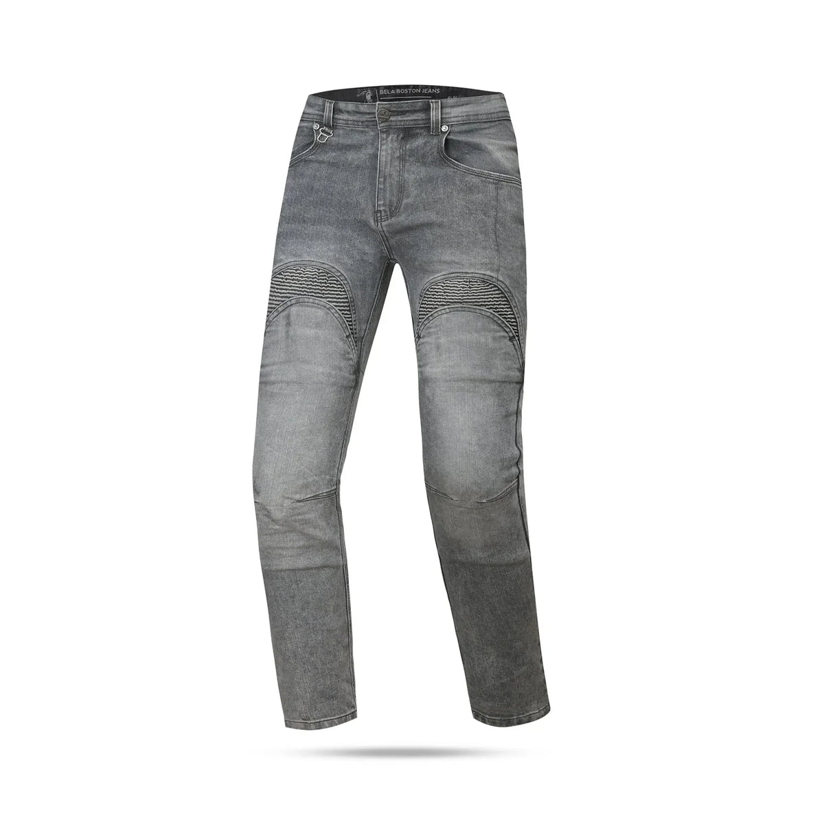 Men’s Grey Kevlar Motorcycle Biker Jeans