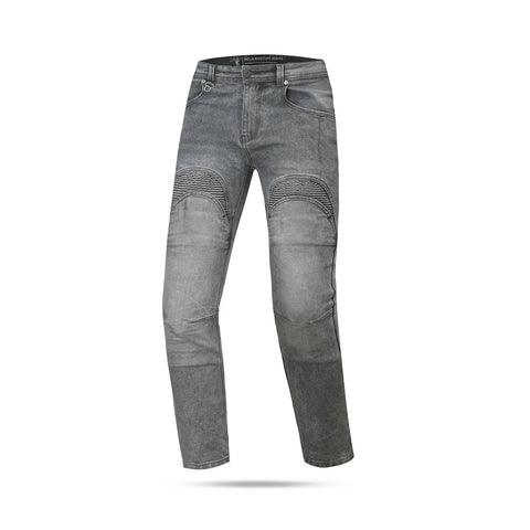 Men’s Grey Kevlar Motorcycle Biker Jeans
