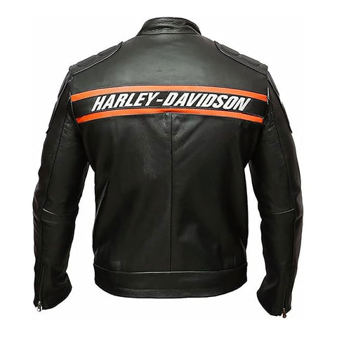 Men’s Harley-D Biker Leather Jacket | Motorcycle Leather Jacket for Men