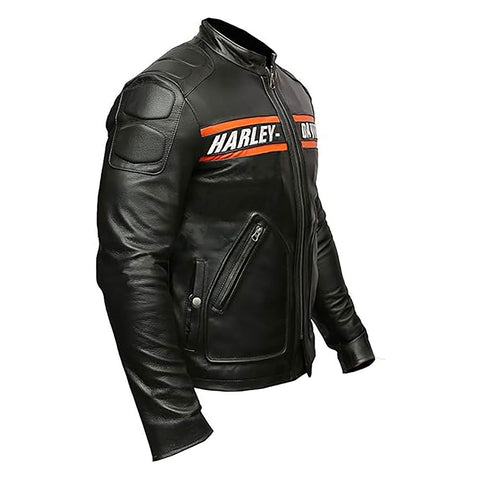 Men’s Harley-D Biker Leather Jacket | Motorcycle Leather Jacket for Men