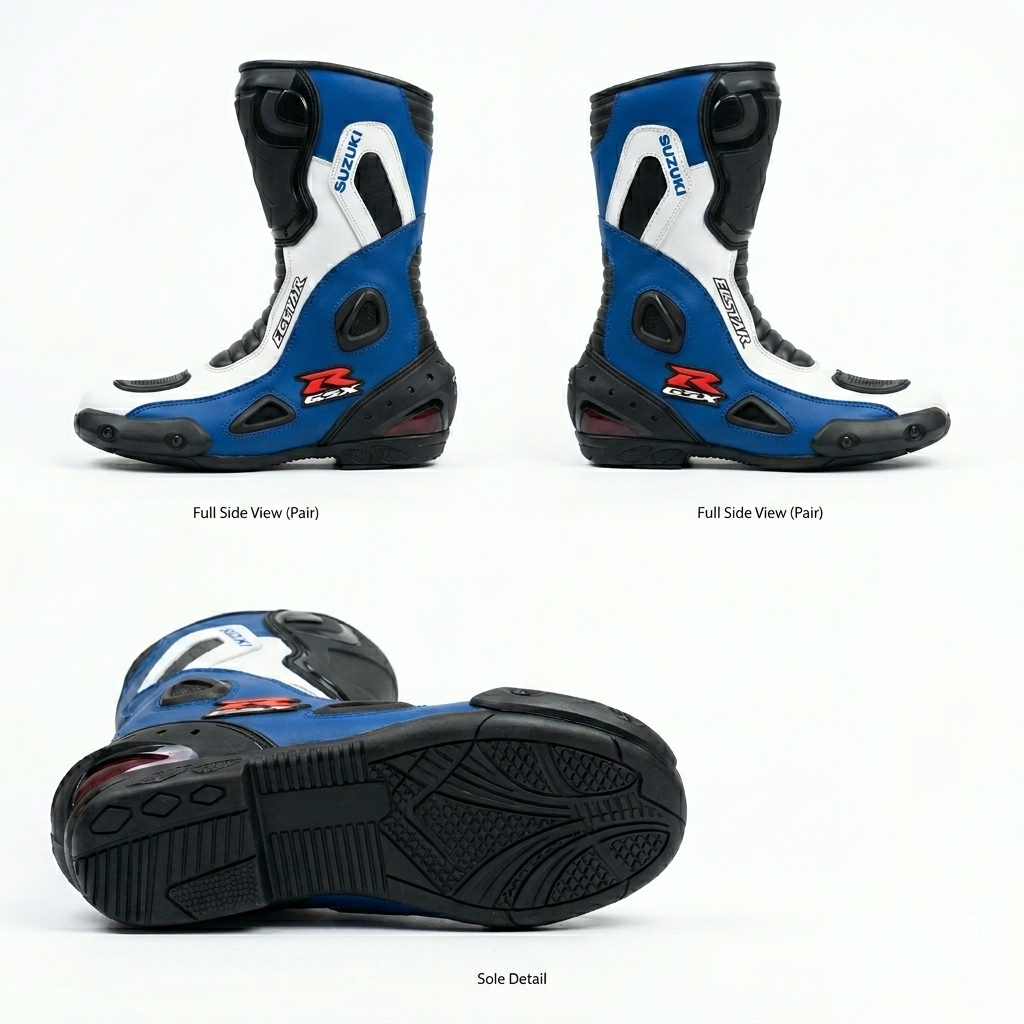Suzuki GSX Racing Motorcycle Boots – Premium Protection &amp; Performance