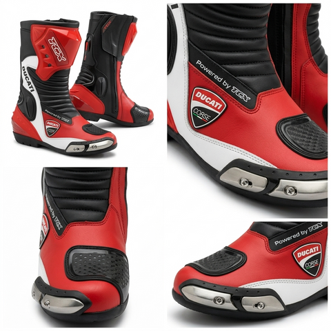 Ducati Corse Racing Motorcycle Boots (Powered by TCX)