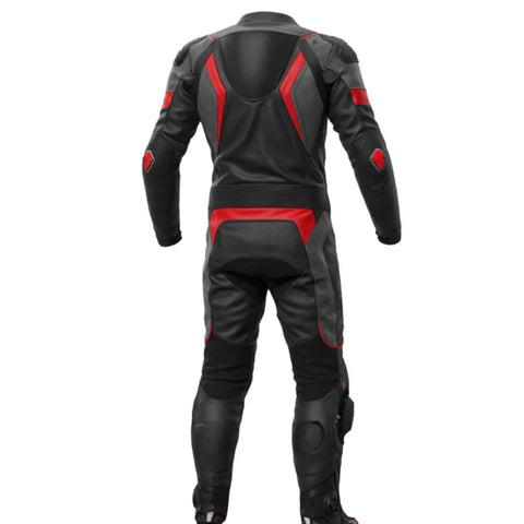 Honda Black Leather Motorcycle Racing Suit